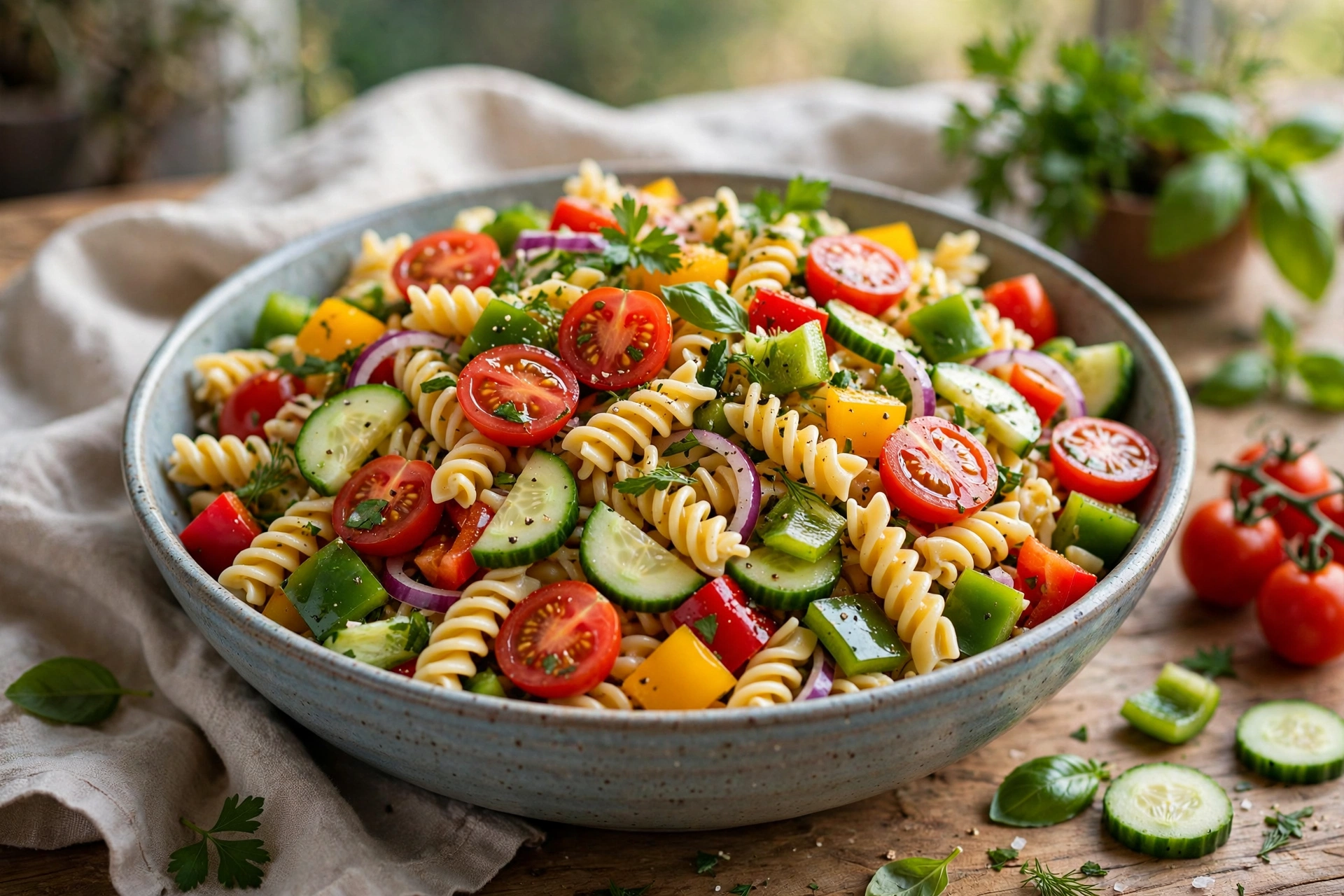 Garden Veggie Pasta Salad