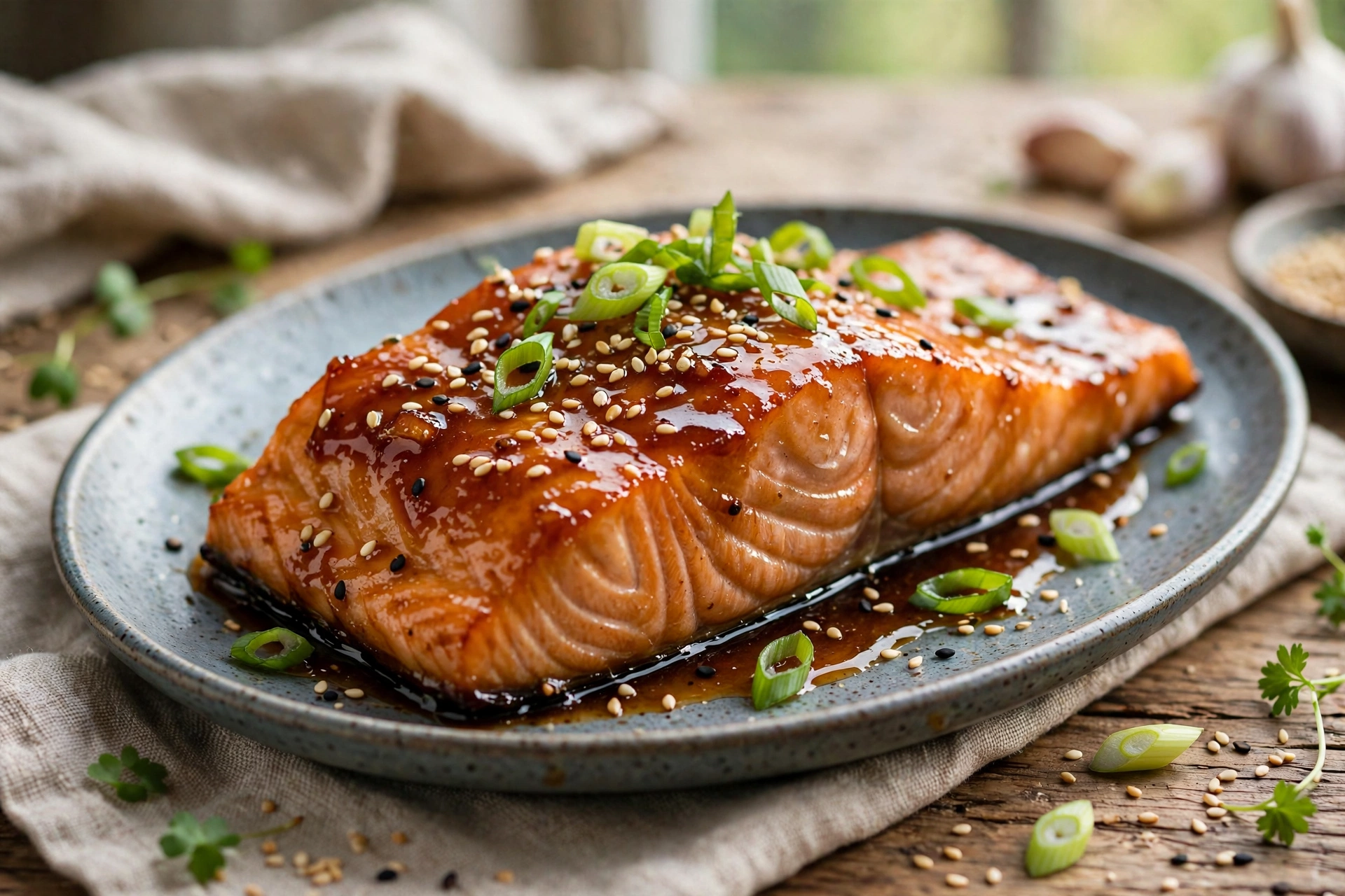 Honey Glazed Salmon